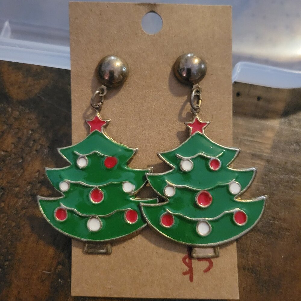 Christmas Tree Earrings